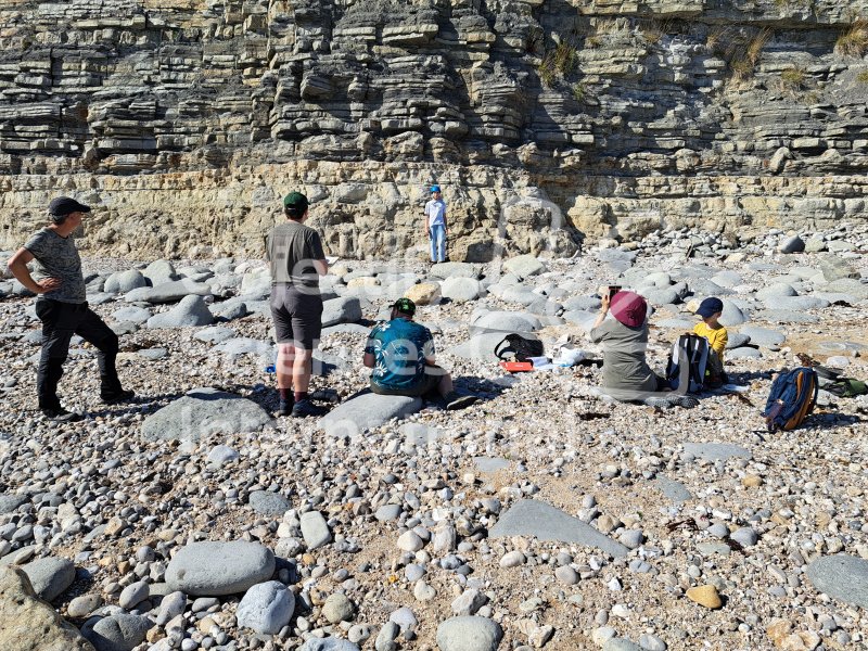 Keywords: Angleterre,Lyme Regis,plage,fossiles