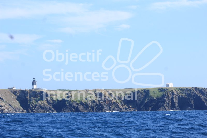 Approche des côtes de l'île de Groix - phare de Pen Men
