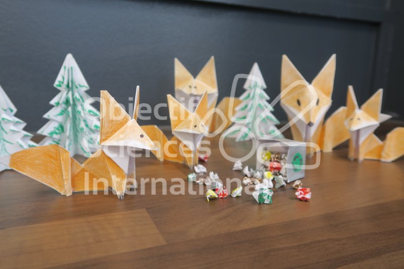 Foxes in London... en origami
Keywords: origami
