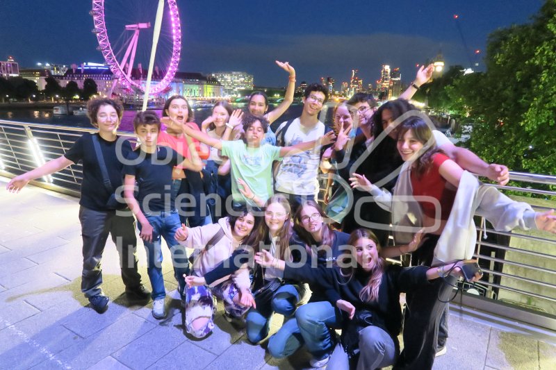 Photo de groupe devant le London Eye
Keywords: english camp